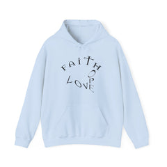 Heavy Blend Hooded Sweatshirt "Faith, Hope, Love"
