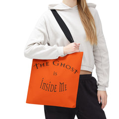 Christian Halloween Tote Bag, The Ghost is Inside Me, Halloween Satire, Halloween Tote, Halloween Christian Bag