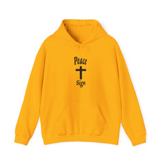 Heavy Blend Hooded Sweatshirt "Peace Sign"