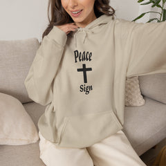 Heavy Blend Hooded Sweatshirt "Peace Sign"