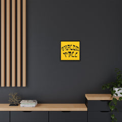 Square Framed Premium Gallery Wrap Canvas "Shalom Y'All"