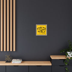 Square Framed Premium Gallery Wrap Canvas "Shalom Y'All"