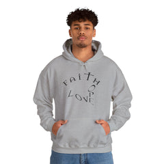 Heavy Blend Hooded Sweatshirt "Faith, Hope, Love"