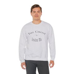 Heavy Blend Crewneck Sweatshirt "The Ghost is Inside Me" w