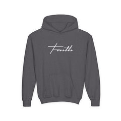 Kids Faith Hoodie | Christian Youth Sweatshirt | Gildan