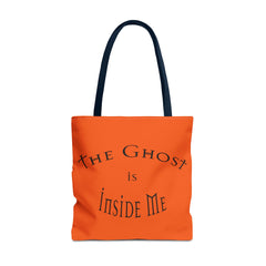 Christian Halloween Tote Bag, The Ghost is Inside Me, Halloween Satire, Halloween Tote, Halloween Christian Bag