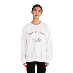 Heavy Blend Crewneck Sweatshirt "The Ghost is Inside Me" w