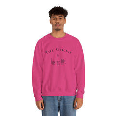 Heavy Blend Crewneck Sweatshirt "The Ghost is Inside Me" w