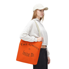 Christian Halloween Tote Bag, The Ghost is Inside Me, Halloween Satire, Halloween Tote, Halloween Christian Bag