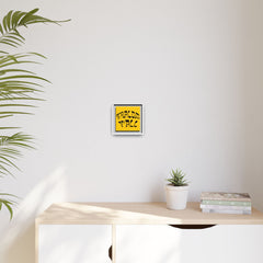 Square Framed Premium Gallery Wrap Canvas "Shalom Y'All"