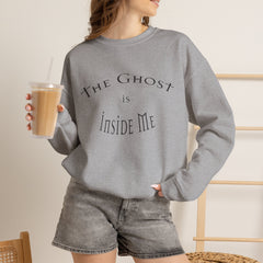 Heavy Blend Crewneck Sweatshirt "The Ghost is Inside Me" w