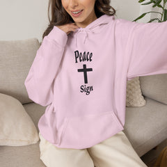 Heavy Blend Hooded Sweatshirt "Peace Sign"