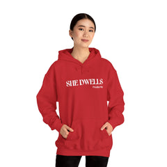 Heavy Blend™ Hoodie Sweatshirt "She Dwells" mistic
