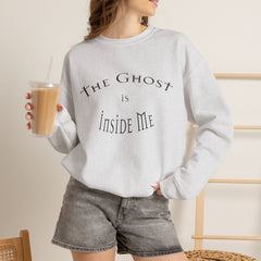Heavy Blend Crewneck Sweatshirt "The Ghost is Inside Me" w
