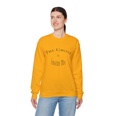 Heavy Blend Crewneck Sweatshirt "The Ghost is Inside Me" w