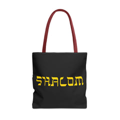 Shalom Tote Bag | Hebrew Font