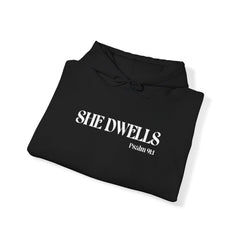 Heavy Blend™ Hoodie Sweatshirt "She Dwells" mistic