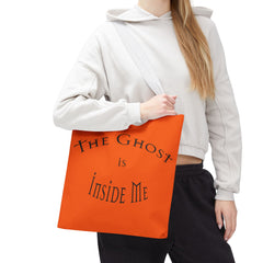 Christian Halloween Tote Bag, The Ghost is Inside Me, Halloween Satire, Halloween Tote, Halloween Christian Bag