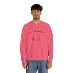 Heavy Blend Crewneck Sweatshirt "The Ghost is Inside Me" w