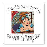 Inspirational Magnets, Faith-Based Home Accent, Funny Kitchen Decor, Gift for Pilots, , Unique Housewarming Gift