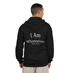 Christian Zip Hoodie — "I Am Whosoever" John 3:16 Full-Zip Sweatshirt