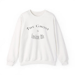 Heavy Blend Crewneck Sweatshirt "The Ghost is Inside Me" w