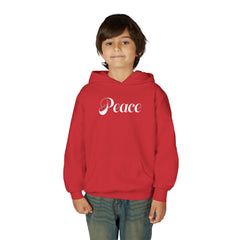 Kids Peace Hoodie | Christian Youth Sweatshirt | Gildan