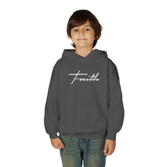 Kids Faith Hoodie | Christian Youth Sweatshirt | Gildan