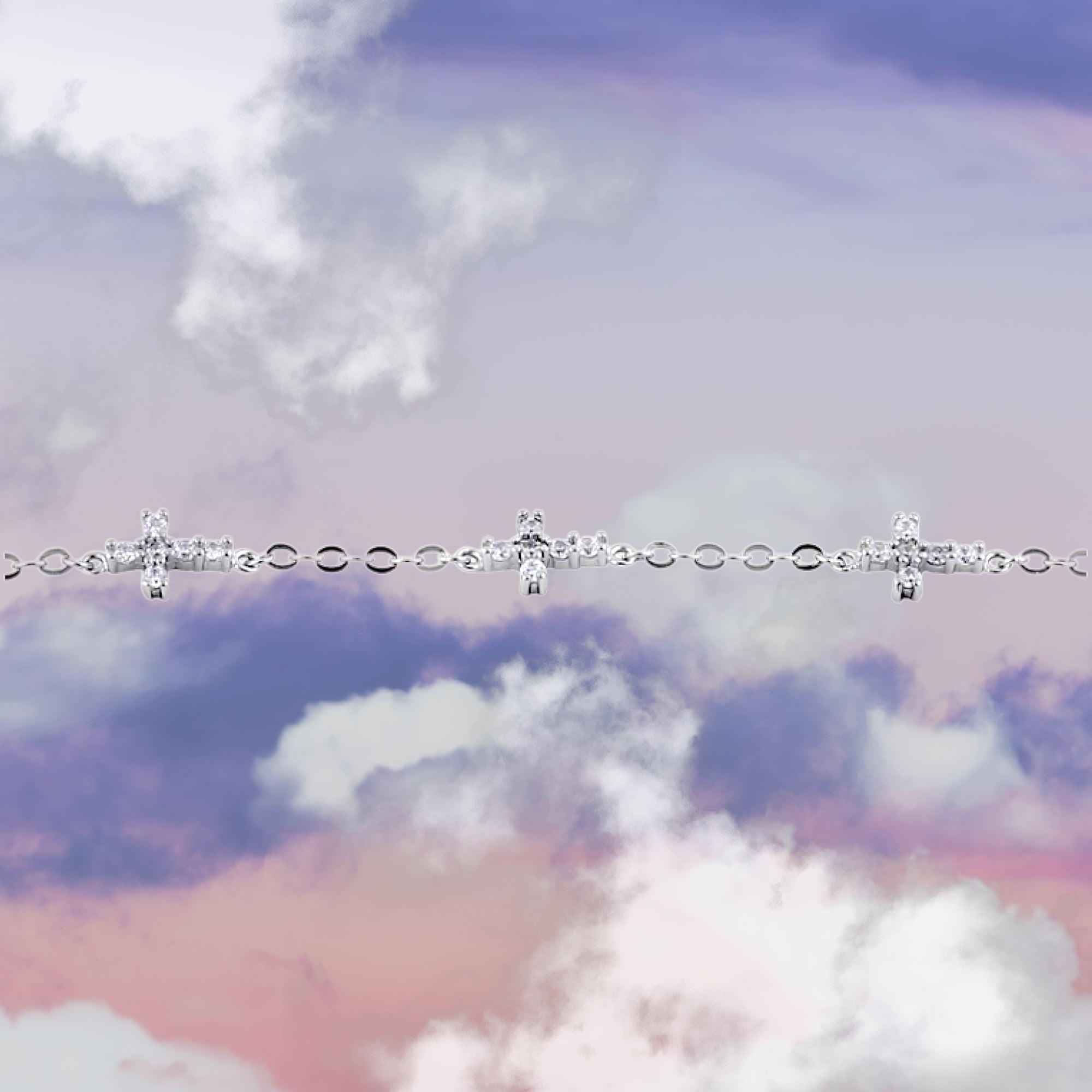 Cross Charm Bracelet