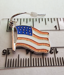American Flag Earrings