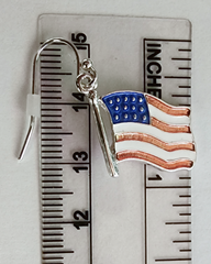 American Flag Earrings