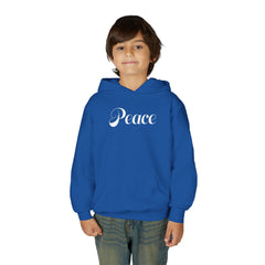 Kids Peace Hoodie | Christian Youth Sweatshirt | Gildan