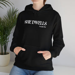 Heavy Blend™ Hoodie Sweatshirt "She Dwells" mistic