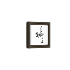 Square Framed Premium Gallery Wrap Canvas "Jesus Christ Acrostic"