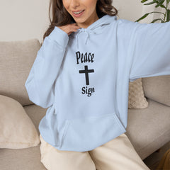 Heavy Blend Hooded Sweatshirt "Peace Sign"