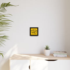Square Framed Premium Gallery Wrap Canvas "Shalom Y'All"