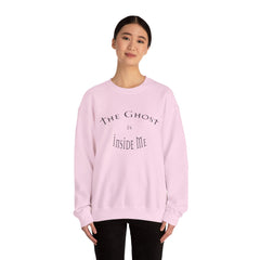 Heavy Blend Crewneck Sweatshirt "The Ghost is Inside Me" w