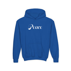 Kids Peace Hoodie | Christian Youth Sweatshirt | Gildan