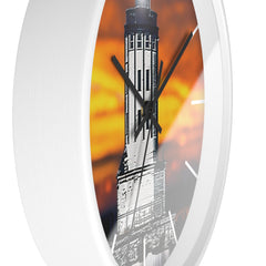 Wall Clock "Angels Gate Sunset"
