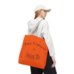 Christian Halloween Tote Bag, The Ghost is Inside Me, Halloween Satire, Halloween Tote, Halloween Christian Bag