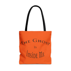 Christian Halloween Tote Bag, The Ghost is Inside Me, Halloween Satire, Halloween Tote, Halloween Christian Bag