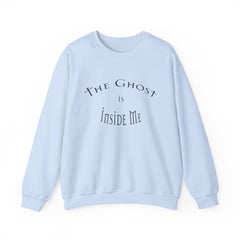Heavy Blend Crewneck Sweatshirt "The Ghost is Inside Me" w