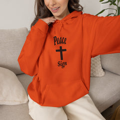 Heavy Blend Hooded Sweatshirt "Peace Sign"