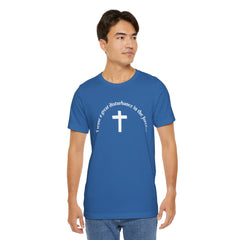 Funny Religious T-Shirt - 'I sense a great disturbance in the force...' white font
