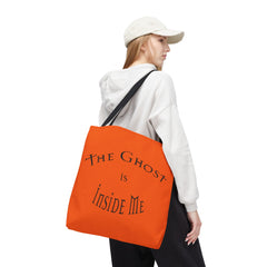 Christian Halloween Tote Bag, The Ghost is Inside Me, Halloween Satire, Halloween Tote, Halloween Christian Bag