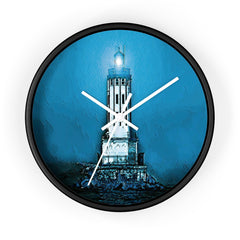 Wall Clock Angels Gate Lighthouse 3 Frame Colors 2 Hand Colors