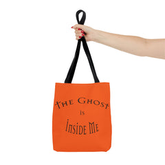 Christian Halloween Tote Bag, The Ghost is Inside Me, Halloween Satire, Halloween Tote, Halloween Christian Bag