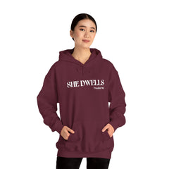 Heavy Blend™ Hoodie Sweatshirt "She Dwells" mistic