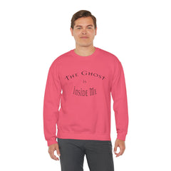 Heavy Blend Crewneck Sweatshirt "The Ghost is Inside Me" w