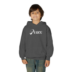 Kids Peace Hoodie | Christian Youth Sweatshirt | Gildan
